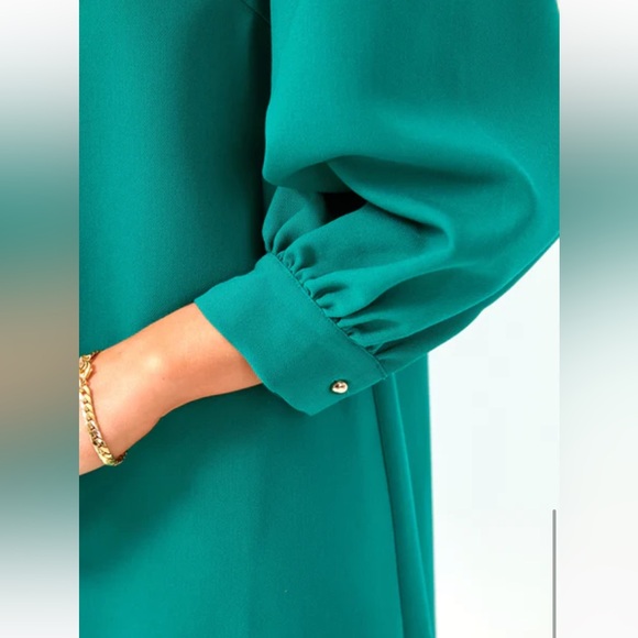 Pomander Place Verdant Green‎ Samantha Mini Dress Large NWOT - Picture 5 of 16